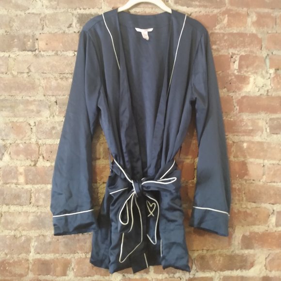 Victoria's Secret Other - 💥  3/$15 Blue Silky Victoria's Secret Robe